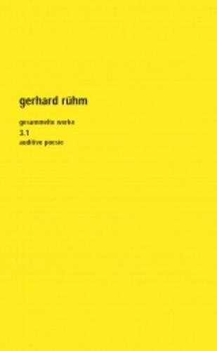 Gesammelte Werke. Band 2.1 
