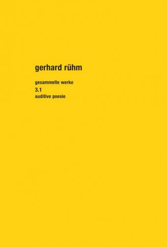 Gesammelte Werke. Band 3.1 