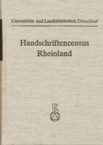 Handschriftencensus Rheinland 