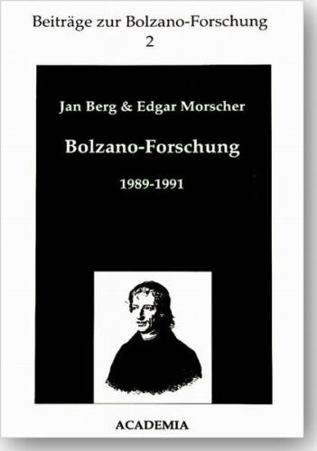 Bolzano-Forschung 1989-1991 