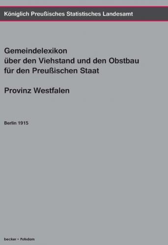 Gemeindelexikon über den Viehstand und den Obstbau. 