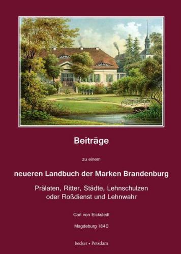 Beiträge zu einem neueren Landbuch der Marken Brandenburg 