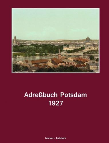 Adreßbuch Potsdam für 1927 