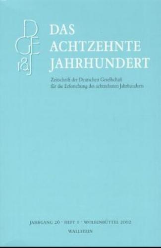 Das achtzehnte Jahrhundert 26/1 