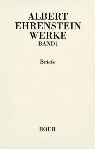 Werke I: Briefe 