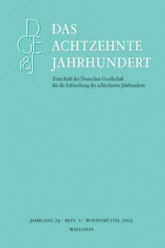 Das achtzehnte Jahrhundert 29/1 