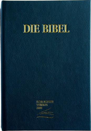 Schlachter 2000 Bibel - Großdruckausgabe (Hardcover, schwarz) 