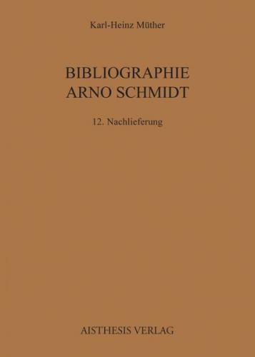 Bibliographie Arno Schmidt 