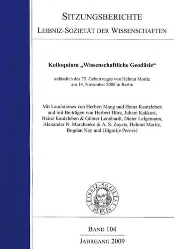 Kolloquium “Wissenschaftliche Geodäsie” 