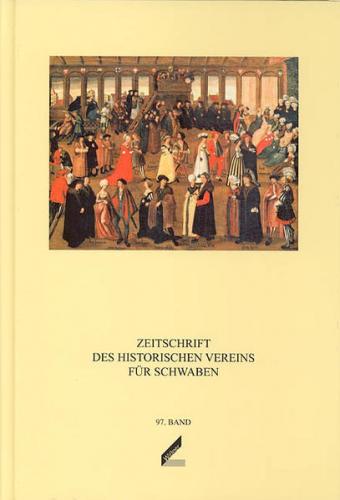 Zeitschrift des Historischen Vereins für Schwaben / Zeitschrift des Historischen Vereins für Schwaben 