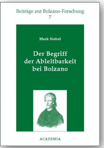 Der Begriff der Ableitbarkeit bei Bolzano 