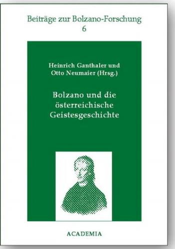 Bolzano und die österreichische Geistesgeschichte 