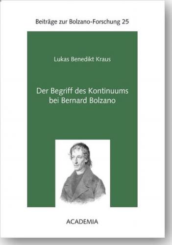 Der Begriff des Kontinuums bei Bernard Bolzano 