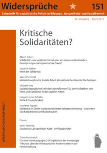 Kritische Solidaritäten 