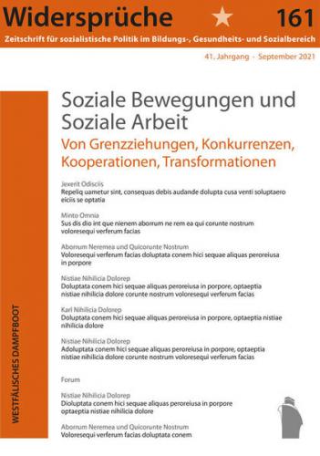 Soziale Bewegungen und Soziale Arbeit 