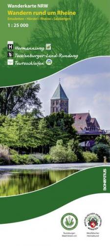 Wanderkarte NRW: Wandern rund um Rheine 