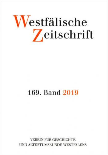 Westfälische Zeitschrift 169. Band 2019 