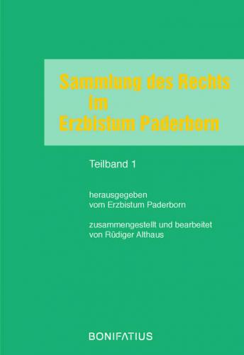 Sammlung des Rechts im Erzbistum Paderborn 