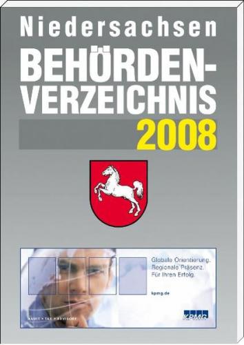 Behördenverzeichnis Niedersachsen 2008 