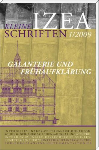 Galanterie und Frühaufklärung 