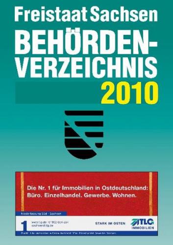 Behördenverzeichnis Freistaat Sachsen 2010 