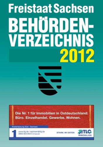 Behördenverzeichnis Freistaat Sachsen 2012 