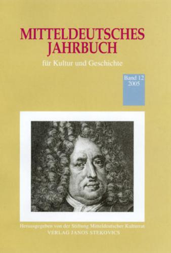 Mitteldeutsches Jahrbuch für Kultur und Geschichte / 2005 