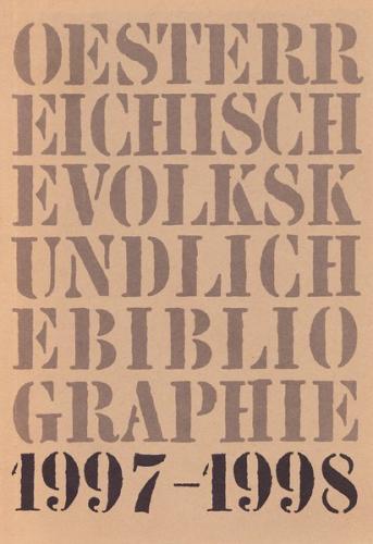 Österreichische Volkskundliche Bibliographie 