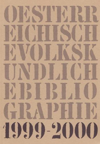 Österreichische Volkskundliche Bibliographie 
