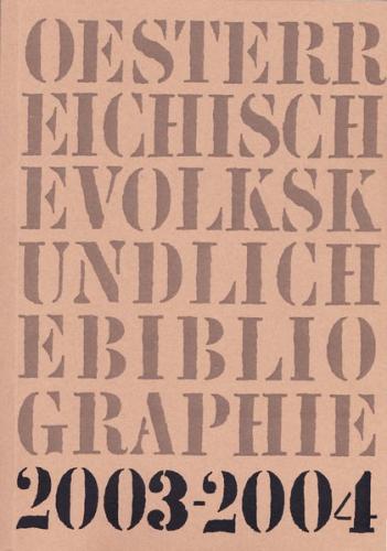 Österreichische Volkskundliche Bibliographie 