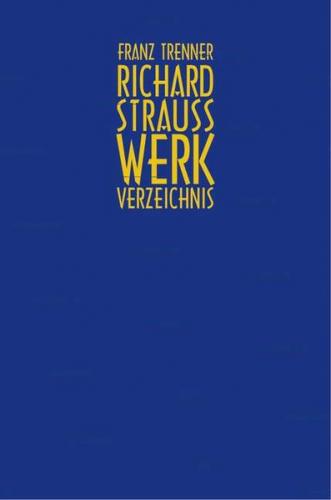 Richard Strauss Werkverzeichnis 
