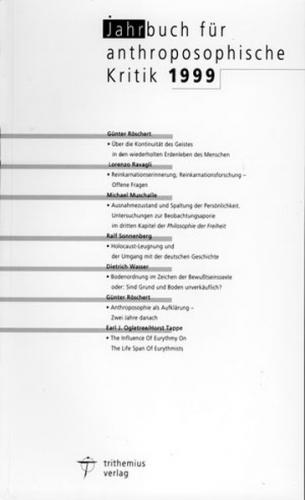 Jahrbuch für Anthroposophische Kritik 1999 