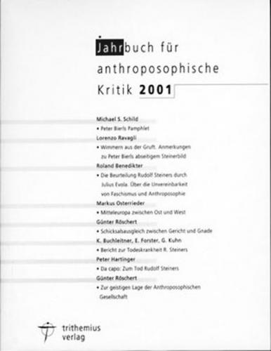 Jahrbuch für Anthroposophische Kritik 2001 