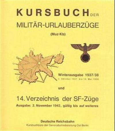 14. Verzeichnis der Schnellzüge für Fronturlauber 2.11.1942 