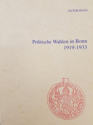 Politische Wahlen in Bonn 1919-1939 