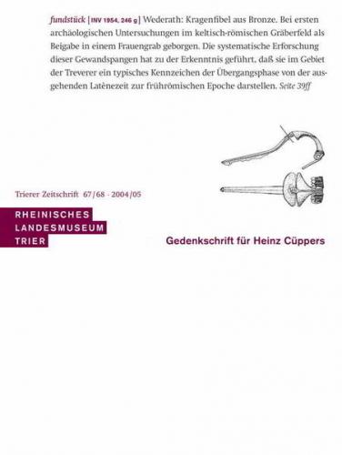 Gedenkschrift für Heinz Cüppers 