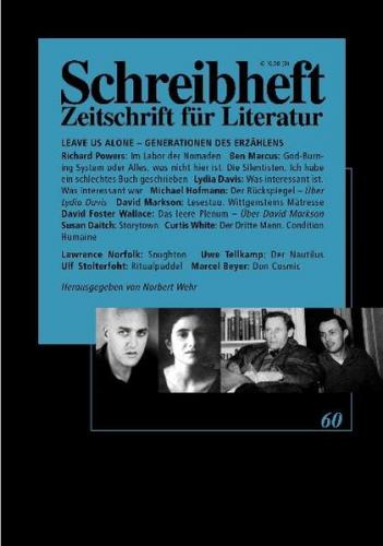 SCHREIBHEFT 60: Im Labor der Nomaden 