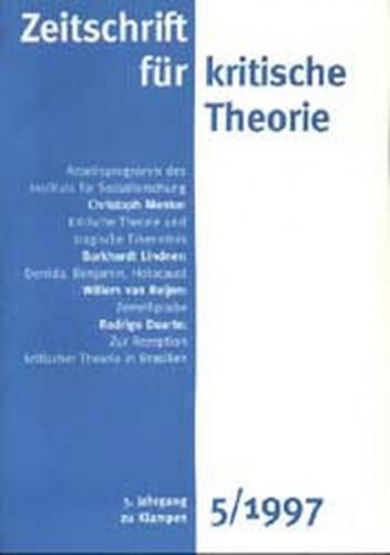 Zeitschrift für kritische Theorie / Zeitschrift für kritische Theorie, Heft 5 