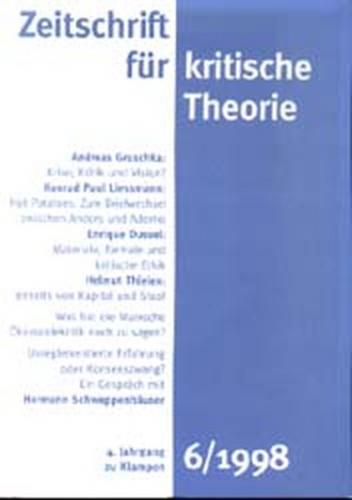Zeitschrift für kritische Theorie / Zeitschrift für kritische Theorie, Heft 6 