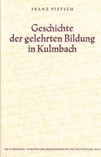 Geschichte der gelehrten Bildung in Kulmbach 