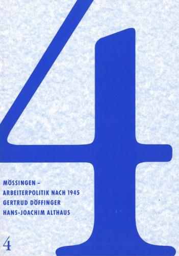 Mössingen - Arbeiterpolitik nach 1945 