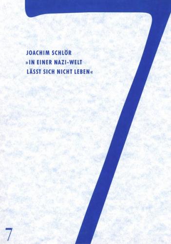 In einer Nazi-Welt lässt sich nicht leben 