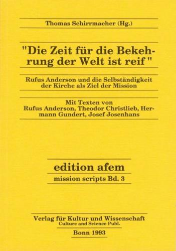 Die Zeit für die Bekehrung der Welt ist reif 