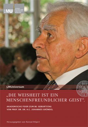"Die Weisheit ist ein menschenfreundlicher Geist“. 