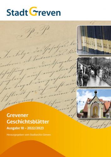 Grevener Geschichtsblätter Ausgabe 10 (2022/2023 