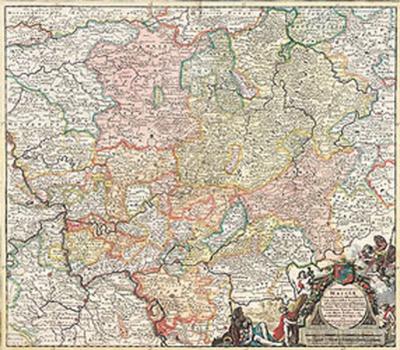 Das Land Hessen 1696 (Landgraviatus Hassiae) 