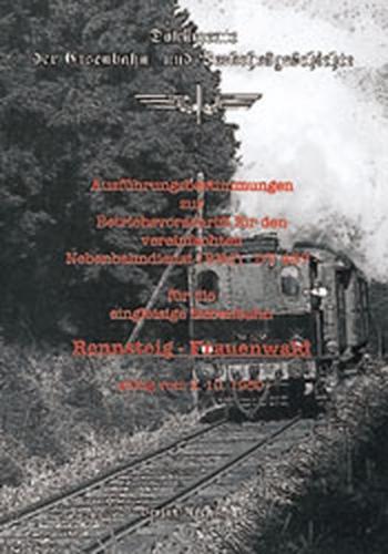 Eingleisige Nebenbahn Rennsteig - Frauenwald 
