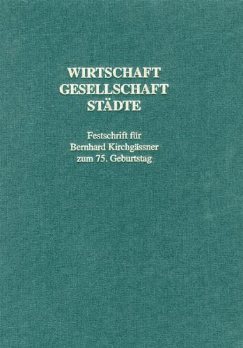 Wirtschaft - Gesellschaft - Städte 