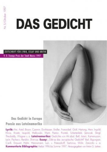 Das Gedicht. Zeitschrift /Jahrbuch für Lyrik, Essay und Kritik / Das Gedicht in Europa 