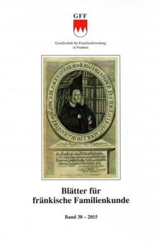 Blätter für fränkische Familienkunde 38 
